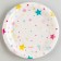 Disposable paper plate "Stars", 18 cm