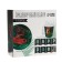A set of paper dishes Dangerous Party, 6 plates, 6 glasses, 1 garland