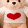 Soft toy "Bear", in a white sweater, 50 cm
