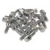 Wheel bolt, SkyWay, M12x1,25x28 cone, key 17mm, zinc, l = 55mm, set 20 pcs