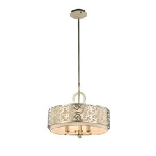 Suspension lamp Maytoni H260-03-N, 3CHE14, 40W, 46.4x46.4x141.5 cm, brass color