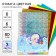Color self -adhesive A4, 6 sheets, 6 colors, 80 g/m2, cold heart