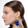Earrings Assorted "Wind" Enjoyness, color blue-gold