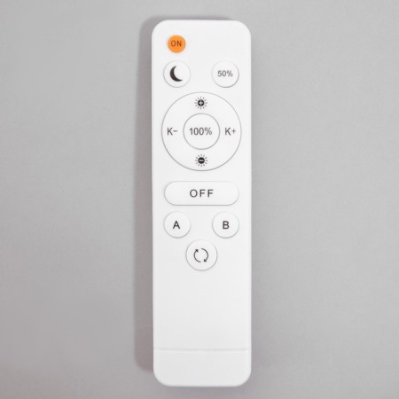 Causteen from the remote control 1904/3 LED 76W Dimmer white 57x57x10 cm Bayerlux-20