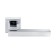 Door handle PIQUADRO, MH-37 SC/CP-S, on a square lining, color mat.