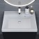 Sink uperwood Classic quartz 60 cm, quartz, white matte, jasmine