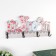 Decorative wood hooks "Flower inscription" MIX 12x29.5x5 cm