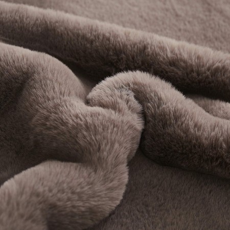 Plush mat Sofi de Marko, size 100x100 cm, chocolate color-5