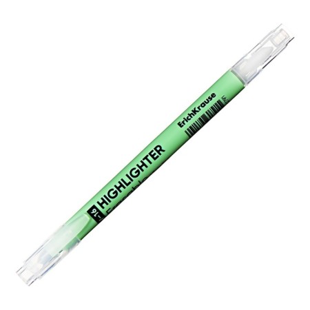 Double-sided marker textbook 4 mm, Erichkrause, "Visioline V-16 Erasable Pastel" Color Green-2