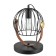 Pasquale table lamp, 1x60W E27, black color, gold