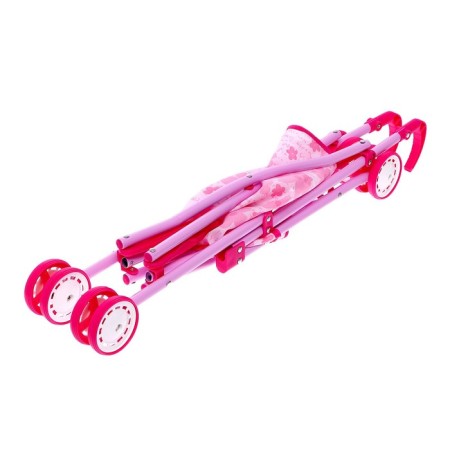 Stroller for dolls, cane, metal frame-5
