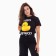 Women's T -shirt "Gucci Xuyucci", black color, size 48