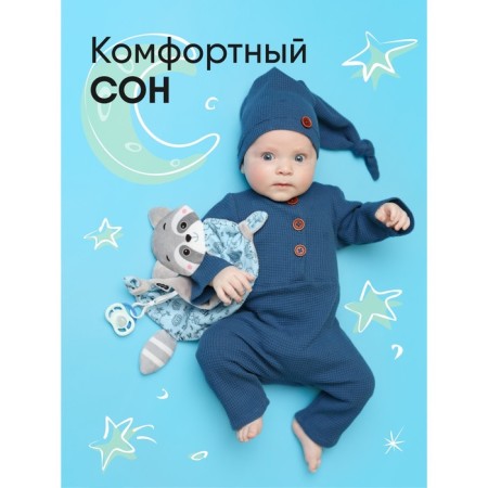 Toy - Comforter "Raccoon" with a holder for nipples, crumbs-8
