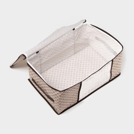 COFR for storing things of the Brown, 45 × 30 × 20 cm, brown color-7
