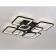 LED ceiling LED with Ambrella Light, Original, FA4424, 8XLED, 150 W, 11250LUM, 3000-6400K, Black Color Black