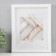 Photo frame Plastic "Mira" 20x25 cm, 641861-7, white (plastic screen)