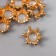 Decor for creativity Metal "Crown" gold 0.6x1.3x1.3 cm