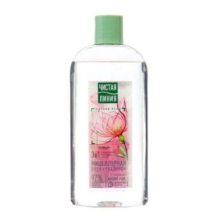 Micellar water pure line 3 in 1 "Flower", 400 ml