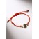 Antistress Assortment Bracelet Leo, red color in gold, d = 6 cm