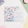 Postcard "Happy Anniversary! 65" Glitter, Congrev, white flowers, 19 x 29 cm