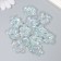 Busina Plastic for creativity "Flower. Stone ice" transparent blue 0.6x2.1x2.5 cm
