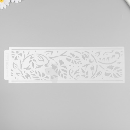 Stencil of border plastic "Binding" 40x12 cm-3