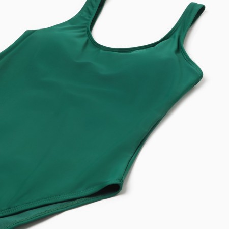 Swimsuit Women's Assigned plain minku, green color, size 50-7