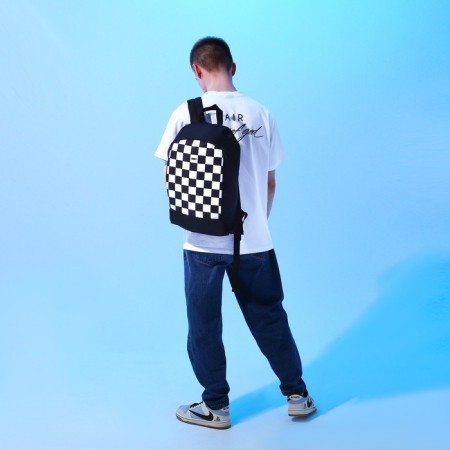 Backpack school textile Lucky, 46x30x10 cm, vertical pocket, black color-11