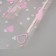 Flower film "Valentine", pink - white, 40 μm 0.70 x 7.5 m