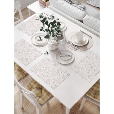 A set of napkins for setting the “cotton” table, rectangular, size 32x46 cm, 4 pcs