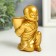 Souvenir Polystone candlestick for 1 candle "Little Buddha" 7.5x5x10 cm