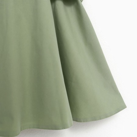 Baby Double-breasted KAFTAN, size 32 (110-116 cm), olive color-9