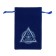 Bag for the Tarot "Oracle Eye", velvet, dark blue, 12x18 cm