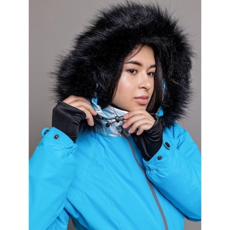 Overalls for a girl, height 170 cm, color blue lagoon-10