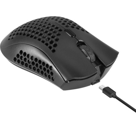 The mouse Defender Warlock GM-709L, Western, Optical, RGB, 2400 DPI, 400 mAh, 8 buttons, USB, Black-4