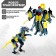 Dinobot robot, transforms, blue color