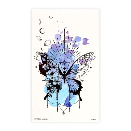 Set with tattoo transmission "Butterfly"-1