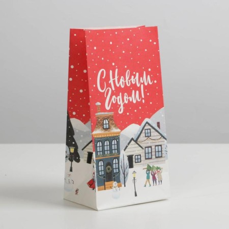 Package without pens "New Happiness", 10 x 19.5 x 7 cm, New Year-1