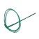 Builder for flowers, d = 30 cm, h = 70 cm, leg d = 0.3 cm, metal, green, greengo