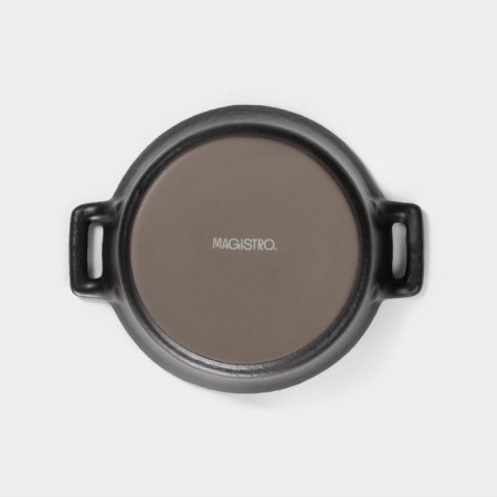 Magistro Black Style, 125 ml, porcelain, black color-3