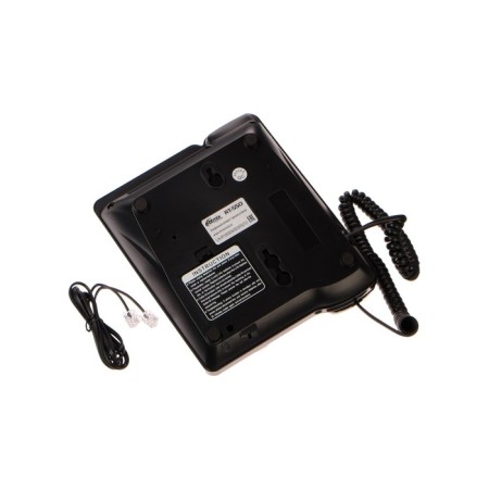 Wending phone Ritmix RT-550, display, telephone book, single-button kit, AUX, black-2