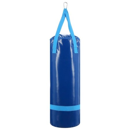 Boxing bag, weight 20 kg, belt belt, blue color