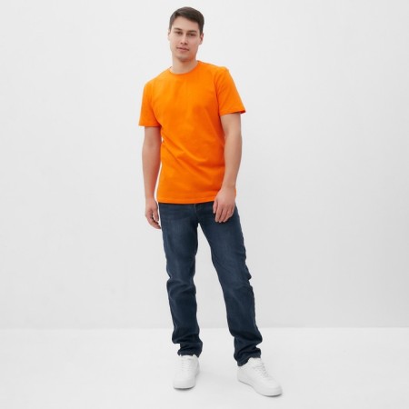 T -shirt male, orange color, size 52-1