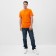T -shirt male, orange color, size 52
