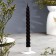 Candle twisted, 2.3x 24.5 cm, 5 hours, 50 g, black