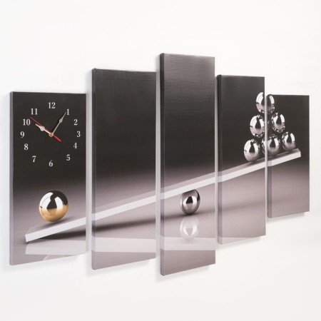 Carty clock is wall-mounted, modular "swing", silent, 80 x 140 cm-1