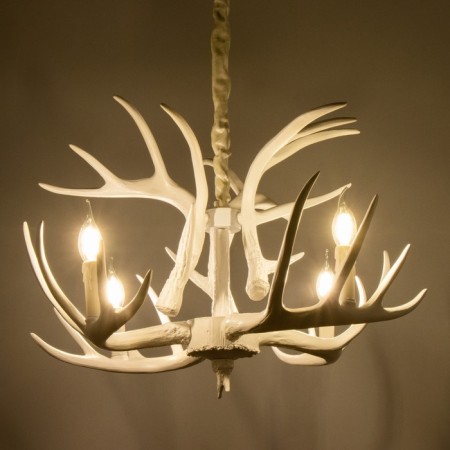 Caust "Horn" 4he14 40w is white 65x65x40-130 cm Bayerlux-3