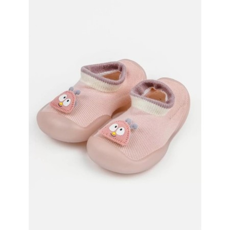 Boots-knees children's FIRST STEP Pure Pink with a breathing sole, size 24, pink color-1