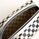 Cosmetic bag with lightning, black/beige color
