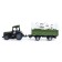 The radio -controlled “farmer” tractor, with a trailer and animal, works from batteries, mix